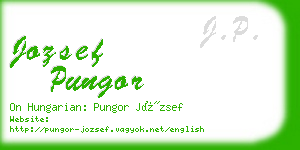 jozsef pungor business card